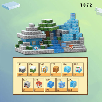 680 Stück Magnetblöcke – Baue meine Magnetwelt, Frozen Edition, magnetische Bausteine ​​für Kleinkinder