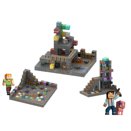 224-teiliges Magnetbaustein-Set zum Bauen einer Mine mit Magnetwelt für Jungen und Mädchen, sensorisches STEM-Spielzeug für Kleinkinder, Geschenke – T092