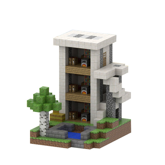 538PCS Mine World baut Modellsatz magnetische Bausteine ​​Spielzeug