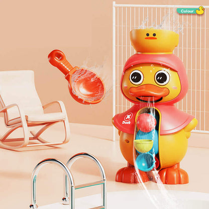 Rotierendes Wasserrad Baby Badespielzeug Kleine gelbe Ente Sprinkler 