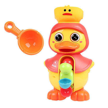 Rotierendes Wasserrad Baby Badespielzeug Kleine gelbe Ente Sprinkler 