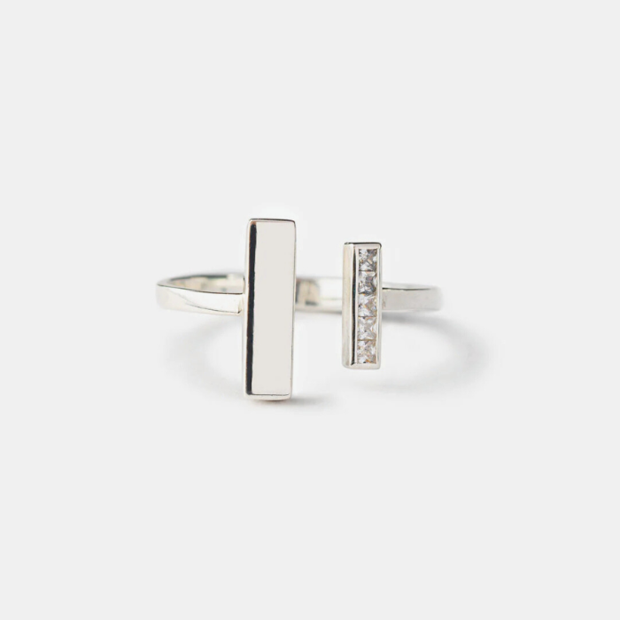 Dicker und dünner Ring