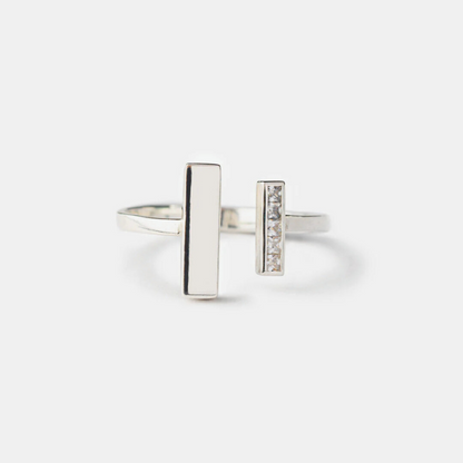 Dicker und dünner Ring