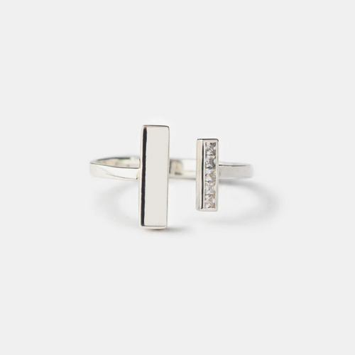 Dicker und dünner Ring