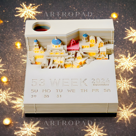 Santorini (con luz y calendario 2024)
