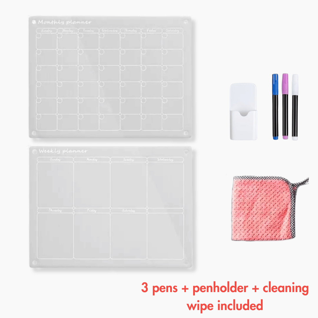 MemoMate™ – Magnetischer Acrylkalender und Planer 