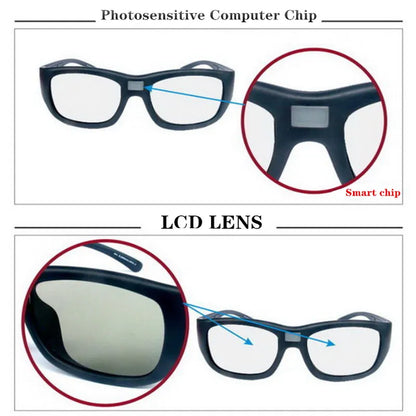 Gafas de sol inteligentes fotosensibles/fotocromáticas que cambian de color 