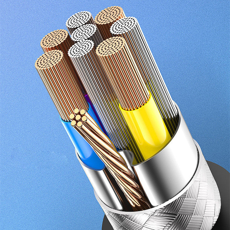 Cable de carga USB giratorio Apple y Type-C