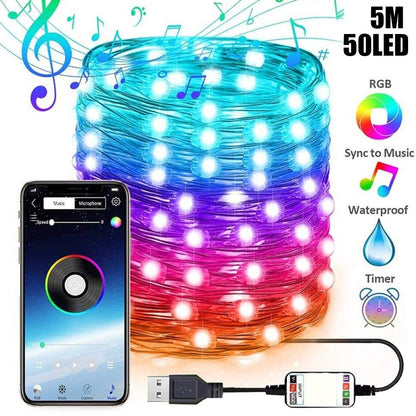App Control Fairy Lights for Christmas Tree Decoration
