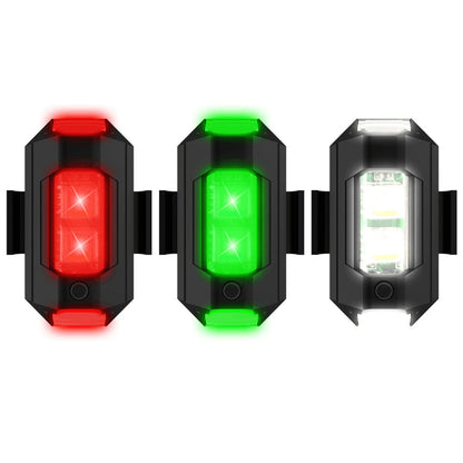 Mini Flashing Warning Signal Light For Car & Bikes Strobe Light 7 Colors