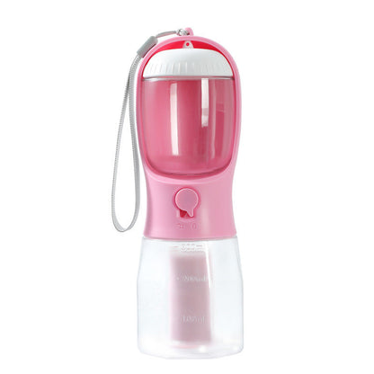 Taza de agua para perros, bebida, comida, bolsa de basura