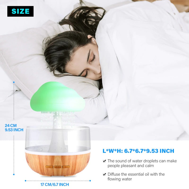 DreamsCloud - Humidificador con forma de gota de lluvia 