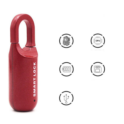 Candado inteligente con huella dactilar: minicerradura para bolsos y armarios