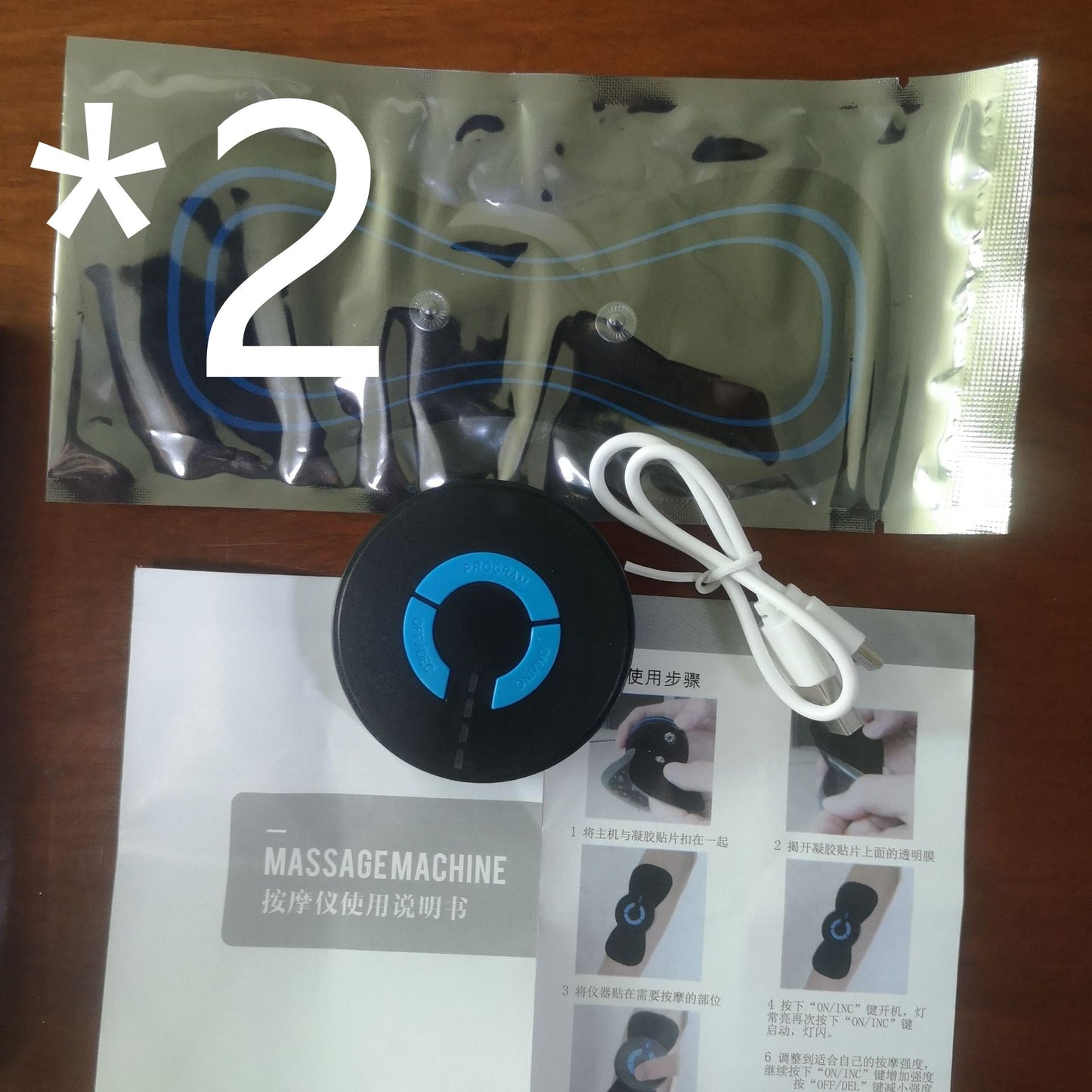 Masajeador eléctrico de columna EMS Pulse para cuello, hombros y cuerpo entero, dispositivo de masaje portátil