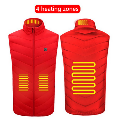 Heated Vest Coat Washable Usb Charging Electric