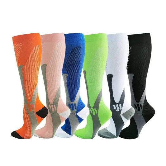 Socken mit hoher abgestufter Kompression