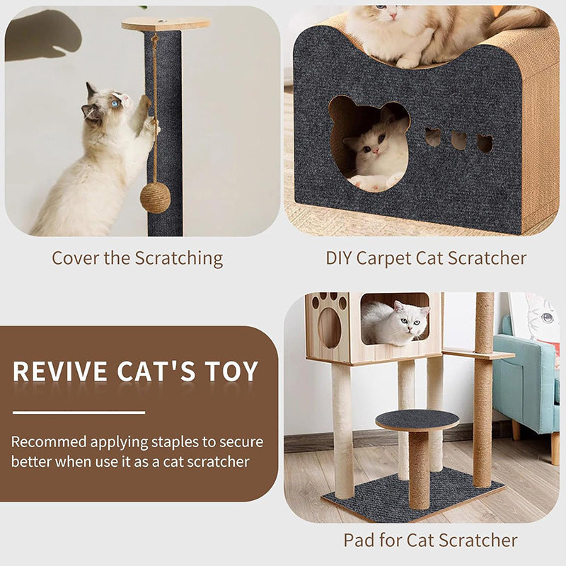 Rascador autoadhesivo para gatos: protector de sofá