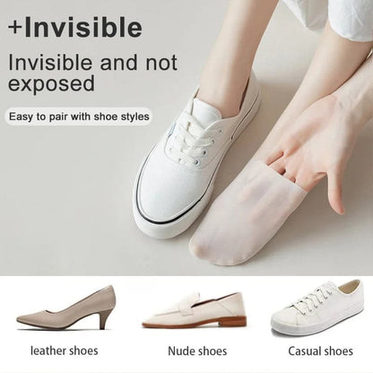 SOMMERVERKAUF 50 % RABATT🔥Unsichtbare Socken aus Eisseide-💝Mehr kaufen, mehr sparen