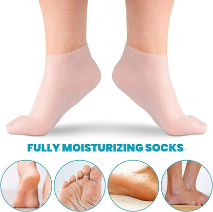 Feuchtigkeitsspendende Fußmaske Peeling-Silikonsocken Strandschutzsocken