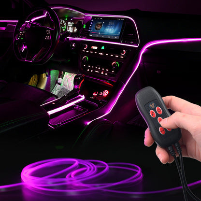 Fuente de alimentación USB para luz ambiental LED de consola central de automóvil