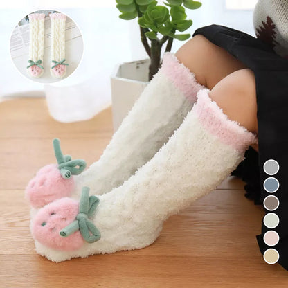 Flauschige Baby-Hausschuhsocken