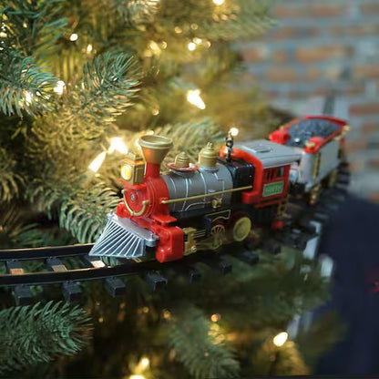 9 Fuß Weihnachtsbaum-Eisenbahn-Set
