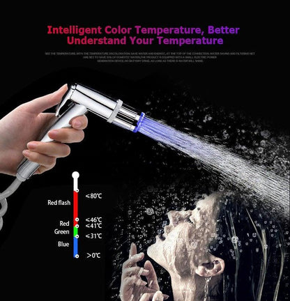 Grifo LED que cambia de color con la temperatura 