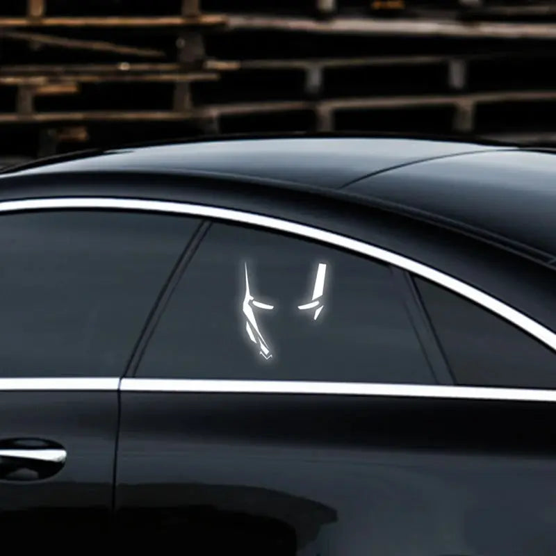 Reflektierende Vinyl-Aufkleber von Venom/Iron Man