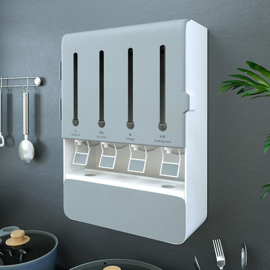 Estante dispensador de aceite de cocina 