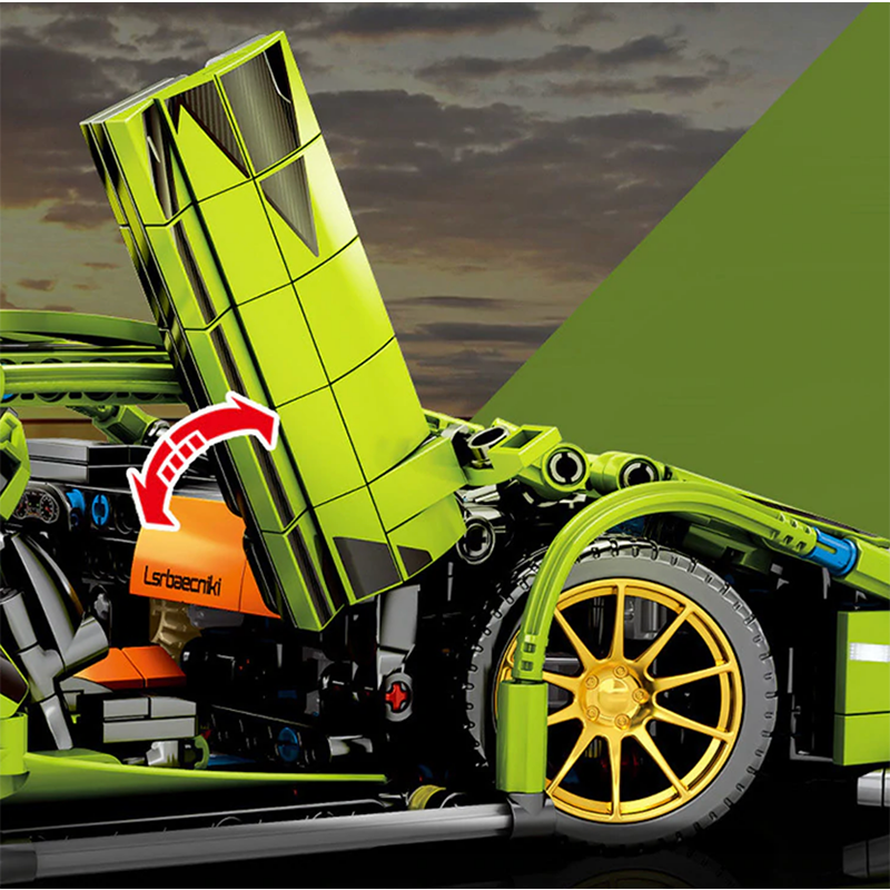 Ferngesteuerter Neonbulle, 1254 Teile 