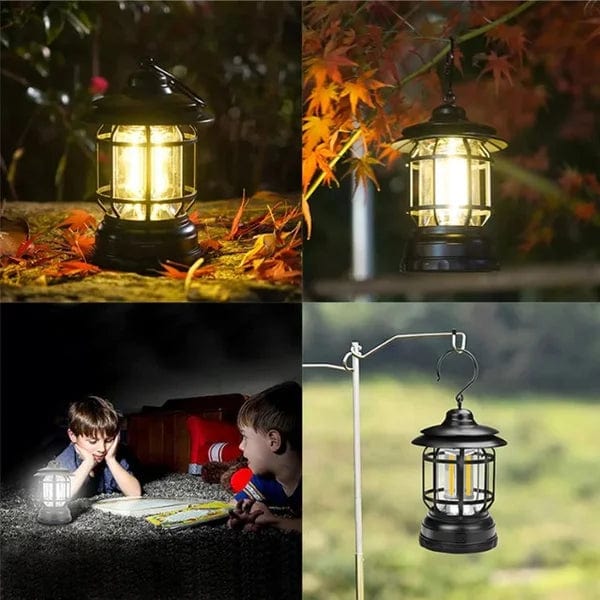 Linterna de camping retro