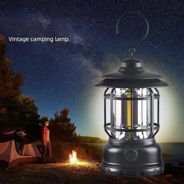 Linterna de camping retro