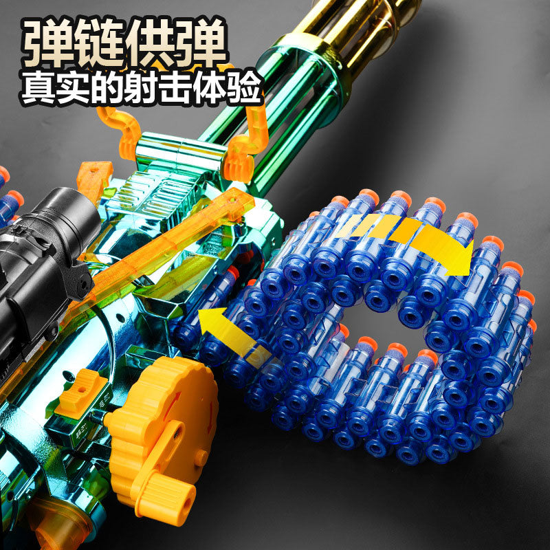 M134 Minigun Gatling Soft Bullet Toy