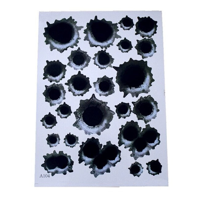 Einschusslöcher Sticker