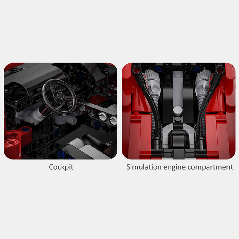 Ferngesteuertes italienisches Pferd 1125 Teile