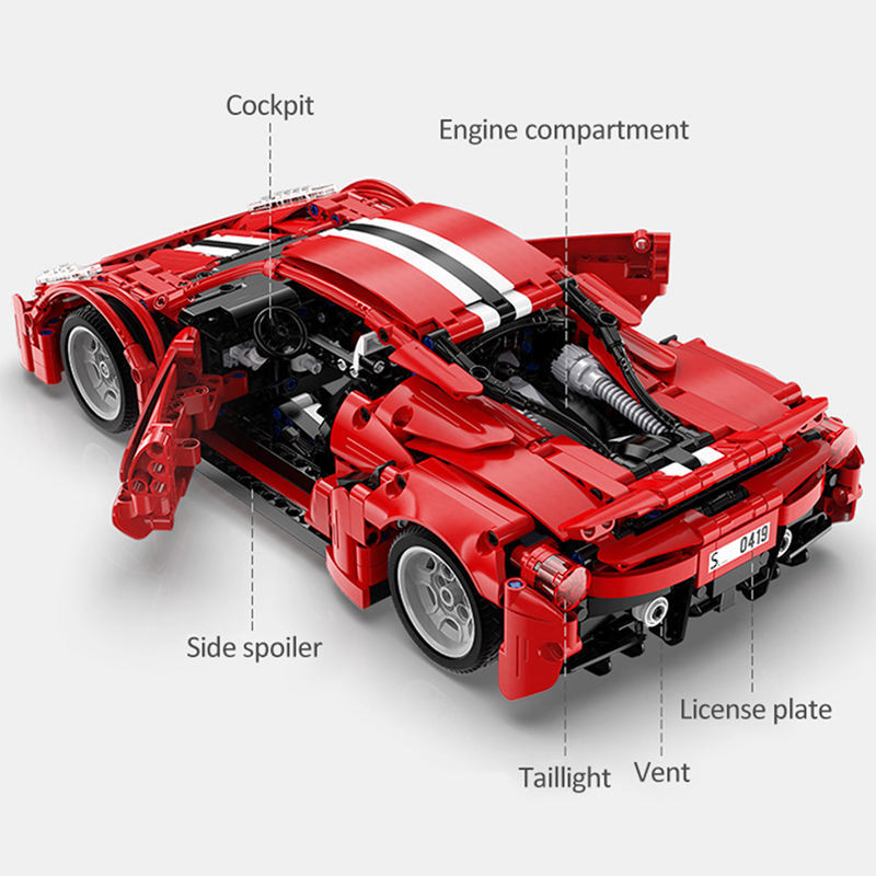 Ferngesteuertes italienisches Pferd 1125 Teile