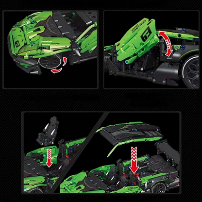 Ferngesteuerter Rennbulle 1643 Teile 