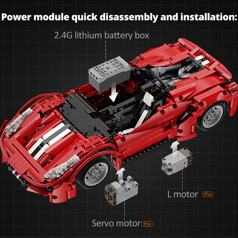 Ferngesteuertes italienisches Pferd 1125 Teile