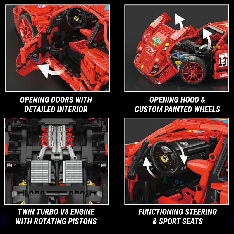 Das ultimative italienische Pferd 2687 Teile