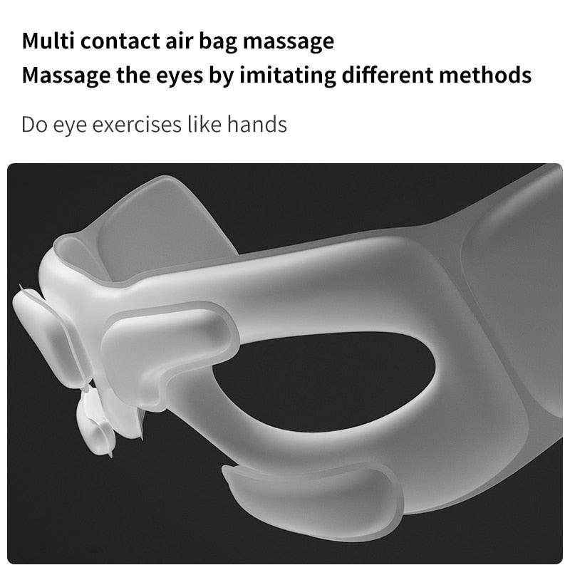 Masajeador de ojos inteligente con música y Bluetooth 
