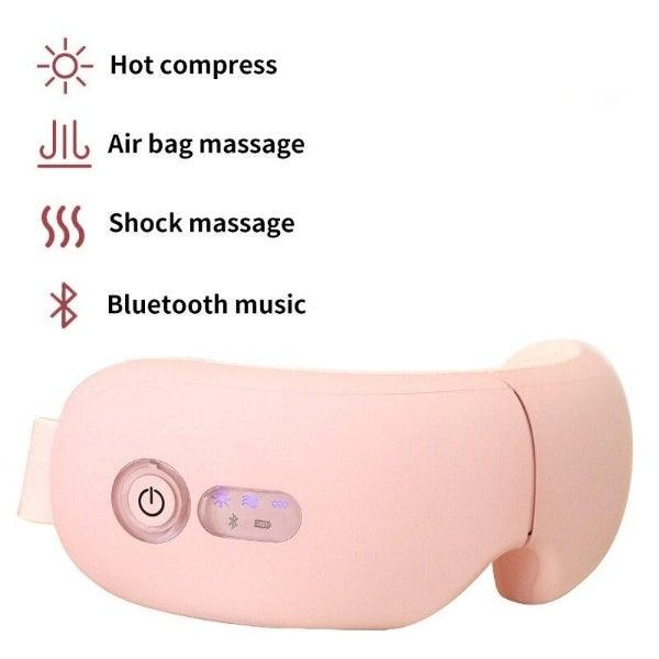 Masajeador de ojos inteligente con música y Bluetooth 