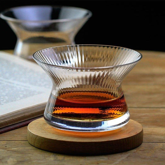 Espejo de cristal giratorio