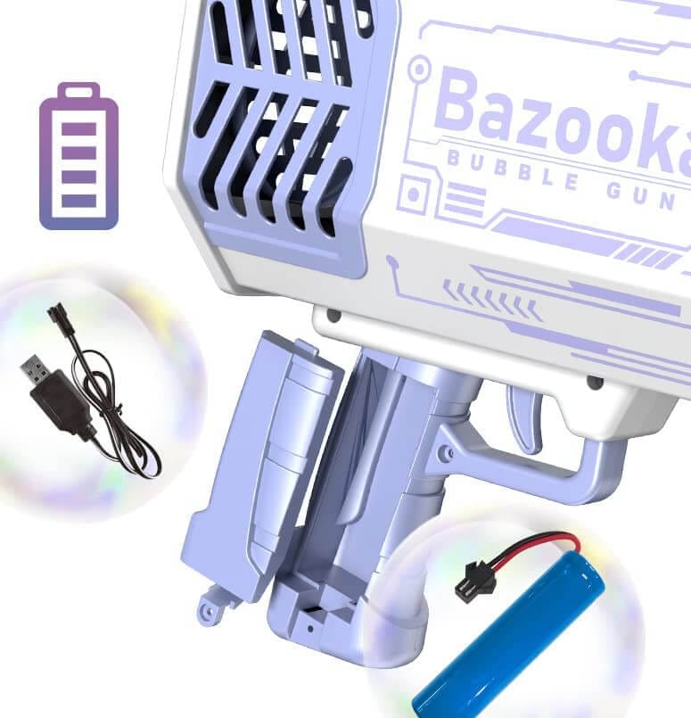 Pistola de burbujas Bazooka