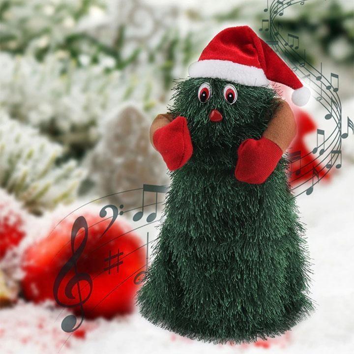 Weihnachtsmann mit Baummusik 