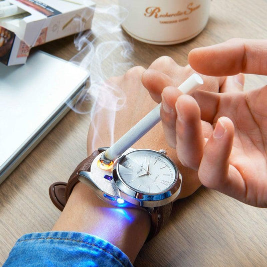 Reloj con encendedor USB
