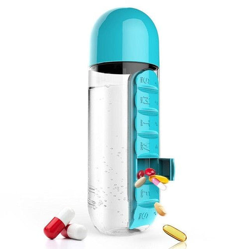 Vitamine Organizer Wasserflasche